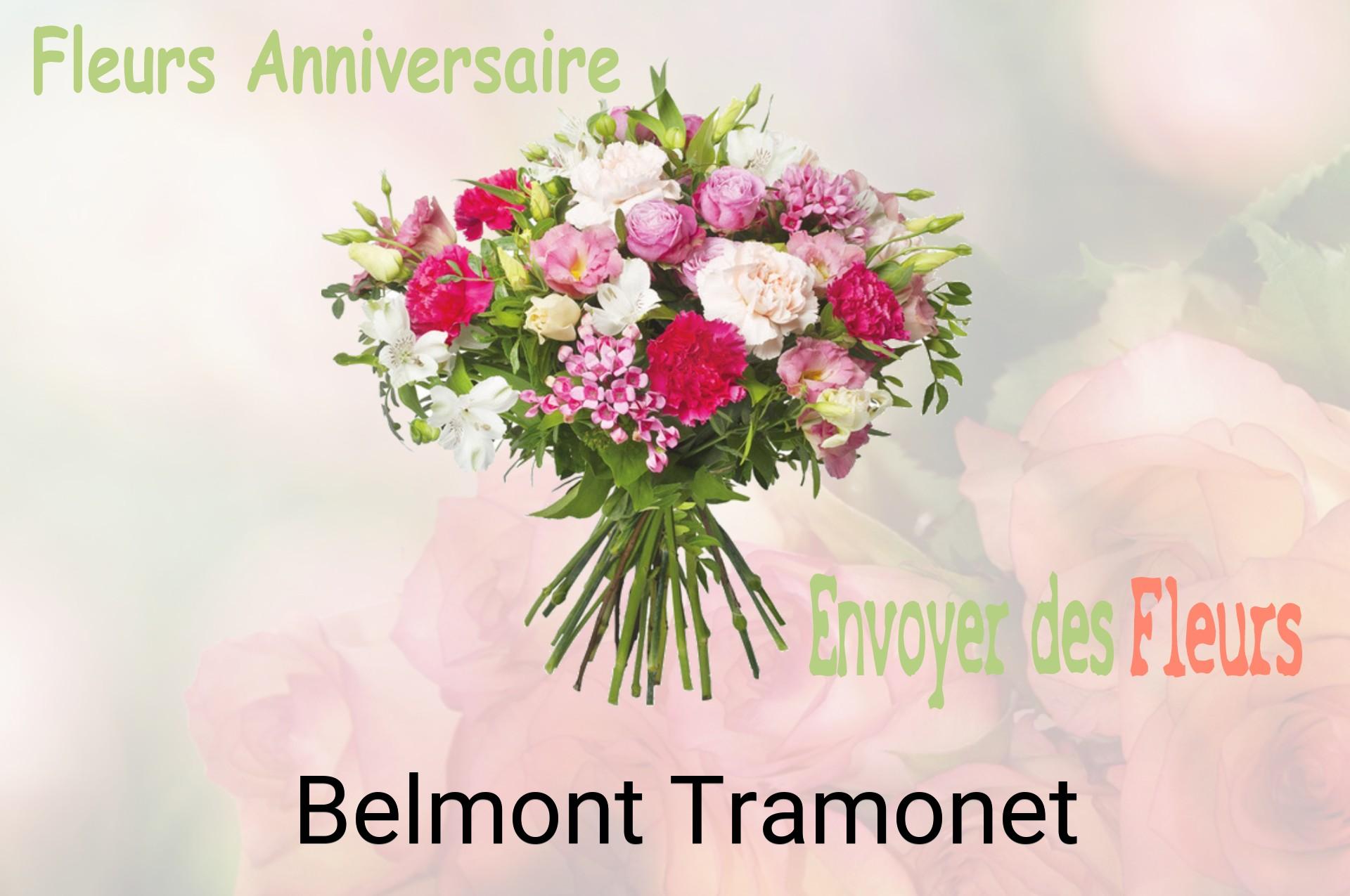 Bouquet de fleurs d’anniversaire livré à Belmont-Tramonet